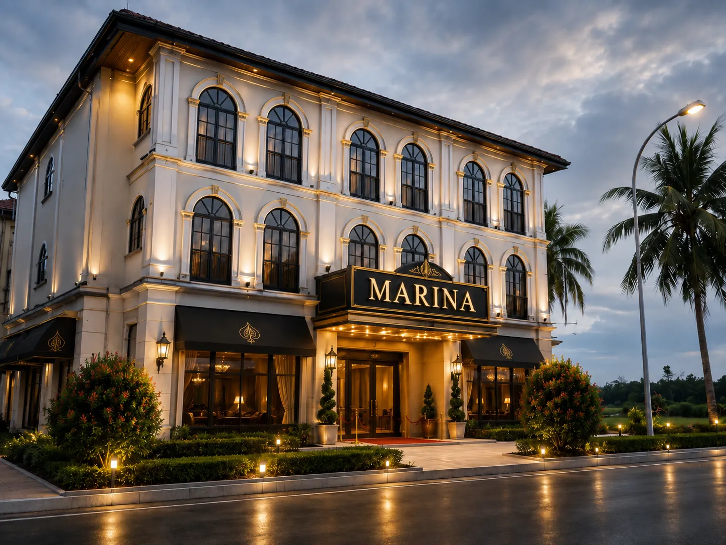 Kawasan Casino Marina City Batam